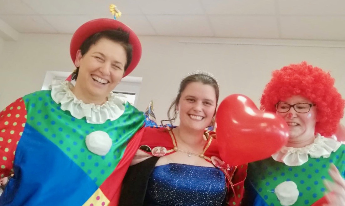 ​  Karneval in der Tagespflege St. Vinzenz Gieboldehausen. | Foto: Caritas Südniedersachsen